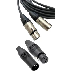 Cabo Microfone Xlr Canon Balanceado Macho X Femea 10 Metros