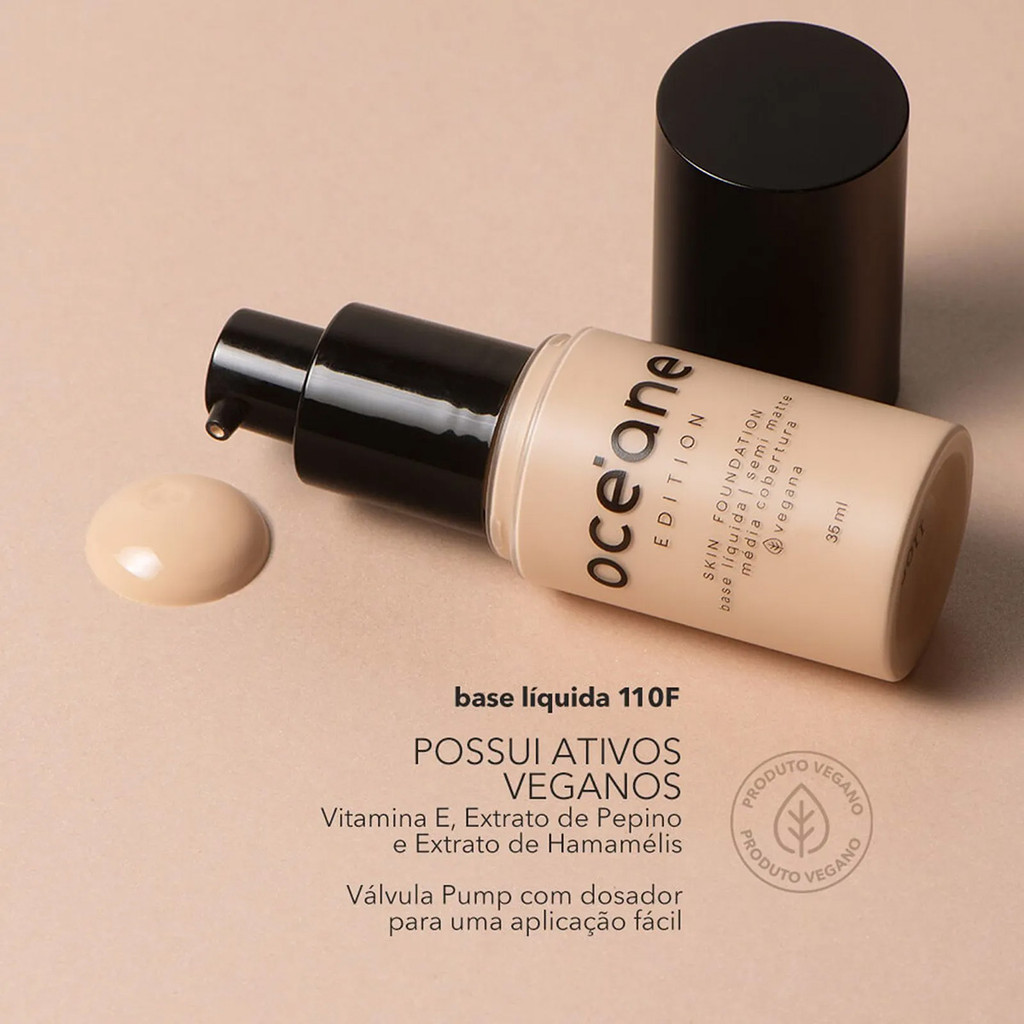 Kit Océane Skin Foundation 110F e Concealer Fair Claro (2 produtos) — imagem 2 de 2