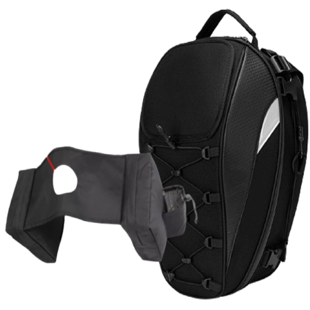 Bau Mochila Bolsa Para Moto 37L + Alforge Bolsa Tanque 5L