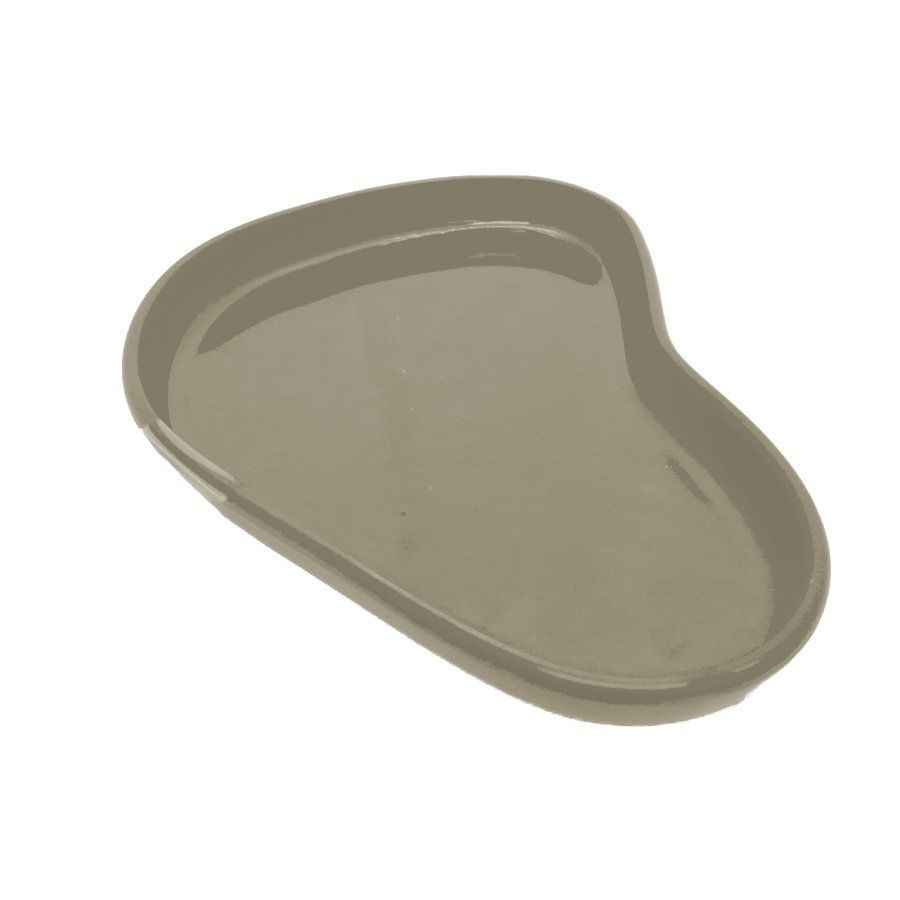 Bandeja Orgânica  - 17x11 cm -  Cinza - 1 unidade - Só Boleiras - Rizzo - Home & Living