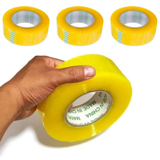 Kit 4 Fitas Adesiva Durex Larga Transparente 300 metros x 4,5cm Resistente embalar em Oferta na Shopee