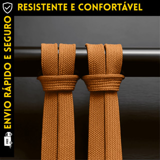 Kit 2 Pares Cadarço Achatado 8mm Reforçado Para Calçado Premium Branco Preto Cores em Oferta na Shopee
