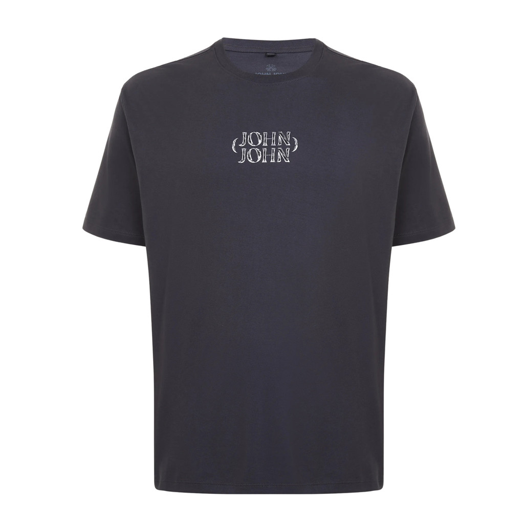 Camiseta John John Chromatic Cinza Escuro