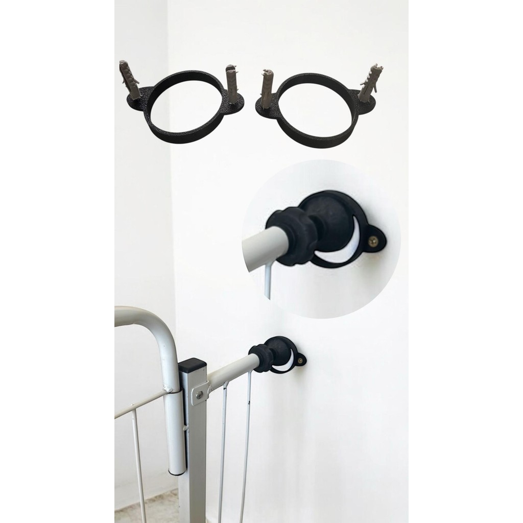 Kit 2 Travas De Proteção Para Portão e Cercado Infantil bebe Ou Pet à Prova de Crianças Cães