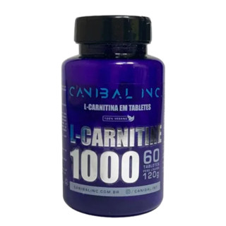L-Carnitina Pote 60 Tabletes Canibal Inc em Oferta na Shopee