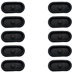 Conjunto 10 Tampões Oval Assoalho Gol Saveiro Voyage Polo Fox