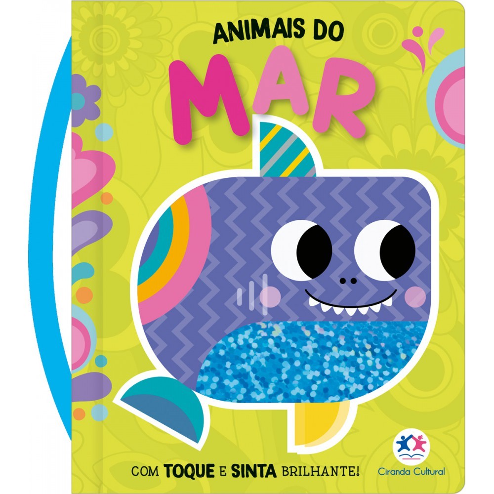 Livro Almofadado pequeno Animais do mar em Oferta na Shopee