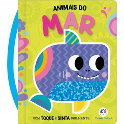 Livro Almofadado pequeno Animais do mar