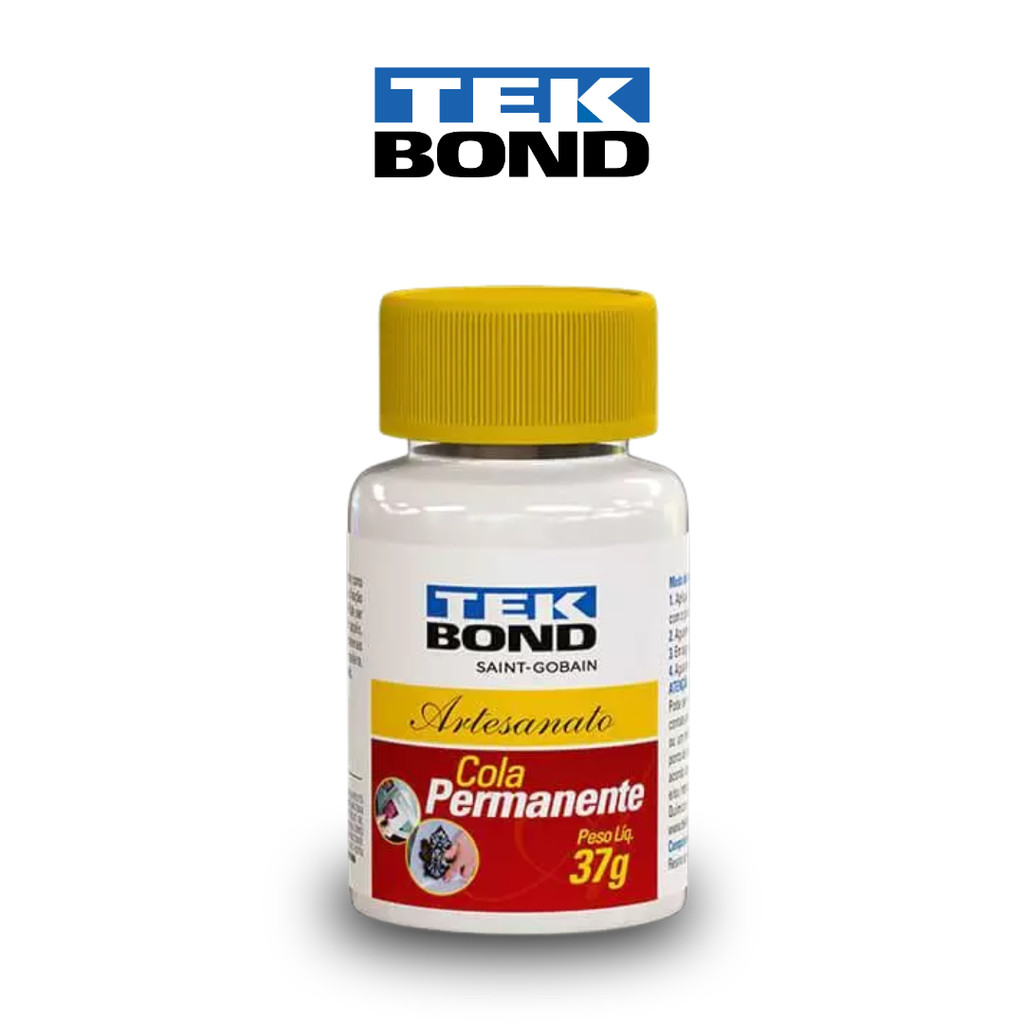 Cola Para Tecido / Pano Artesanato TEK BOND 37G -  Algodão/Jeans/Brim/Malha
