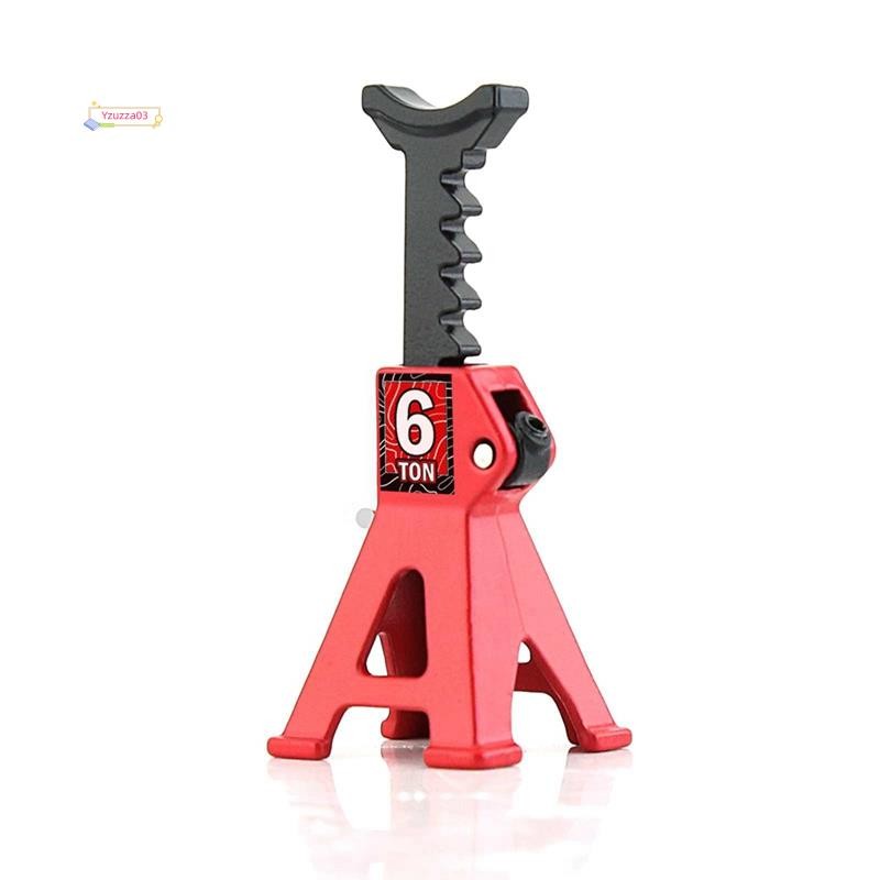 Para 1/24 SCX24 FCX24 RC Carro Jack Suporte Par Rack Reparação Protetor Adaptador Mudança Pneu Brinquedo Elevador Peças 