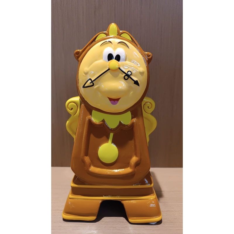 Horloge Relógio Cofrinho Bela E A Fera 20cm - Disney