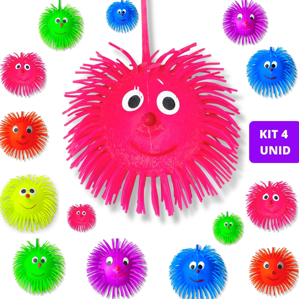 Kit 4 Bolas Ioio Com Luz De Led Brincadeiras Infantis em Oferta na Shopee