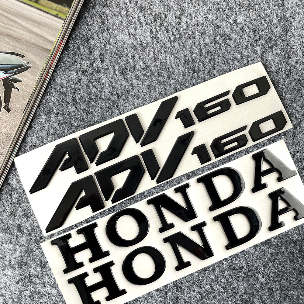 Para Honda ADV 160 ADV150 150 Logotipo Da Motocicleta Emblema 3D Decalques Acessório Adesivos Decorativos