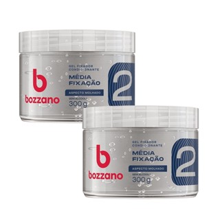Kit 2 und Gel Fixador Bozzano Incolor Fixação Média 300g em Oferta na Shopee
