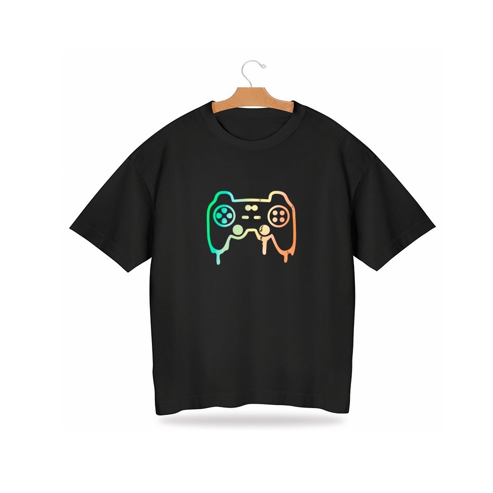 Camisetas Oversized Preta Estampadas Infantil e Juvenil Roupas de Crianças