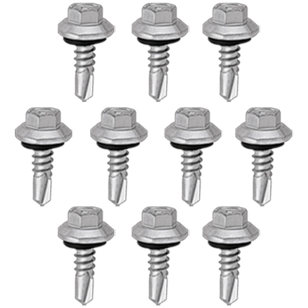 Kit Parafuso Autobrocante RUSPERT 5,5 x 2.1/2'' - 57,0006 (Com 10 Unidades) - Nord em Oferta na Shopee