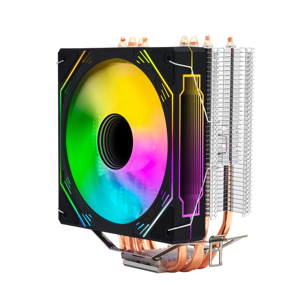 Cooler Fan LED RGB Processador CPU Multi Intel AMD Revenger G-VR344 em Oferta na Shopee