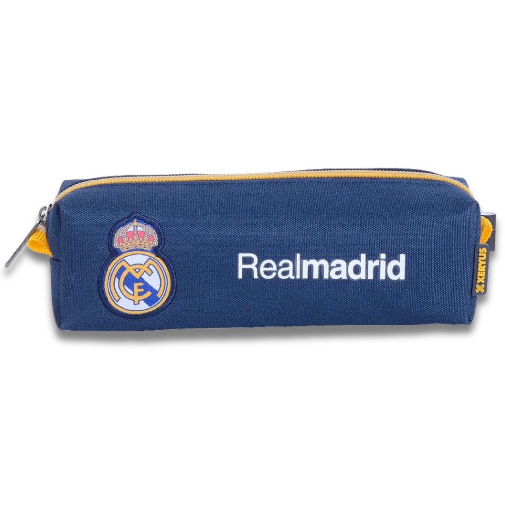 Estojo Escolar Real Madrid Futebol Cor Azul Bolsinha - Stationery