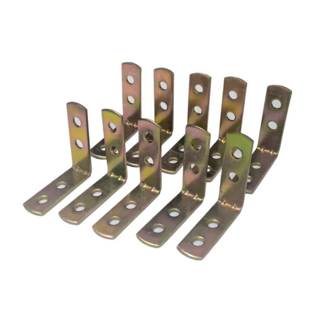 20 Cantoneira L Fixadora para Moveis 38 x 38 Reforço para Moveis Cantoneira L c/ Parafusos 20UN em Oferta na Shopee