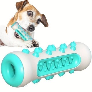 Brinquedo Pet 3x1 Mordedor Osso Massageador Gengiva Removedor Tártaros Escova de Dente Pa…