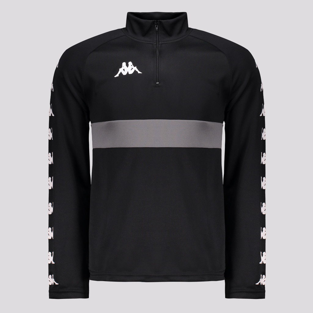 Blusão Kappa Omini Preto em Oferta na Shopee