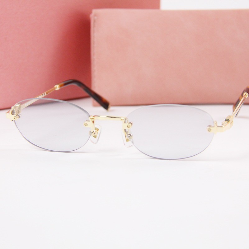 Óculos Fotocromáticos De Moda Sem Fronteiras Avançados Com Borda De Corte Bordas E Luz Azul