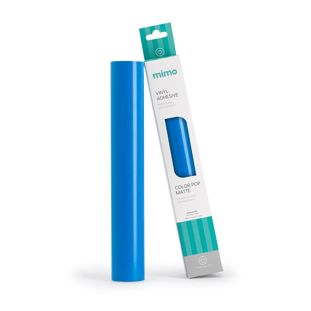 Adesivo Vinil Color Pop Fosco - Azul - Mimo - 30,5 cm x 1,22 m - 1 Und em Oferta na Shopee