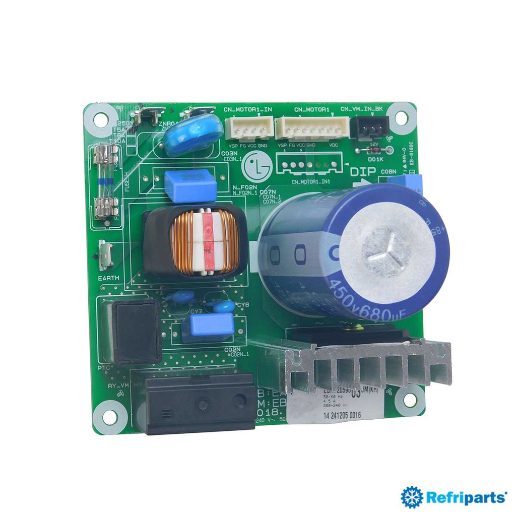 Placa Eletrônica Evaporadora LG Sub Potência - EBR72059603