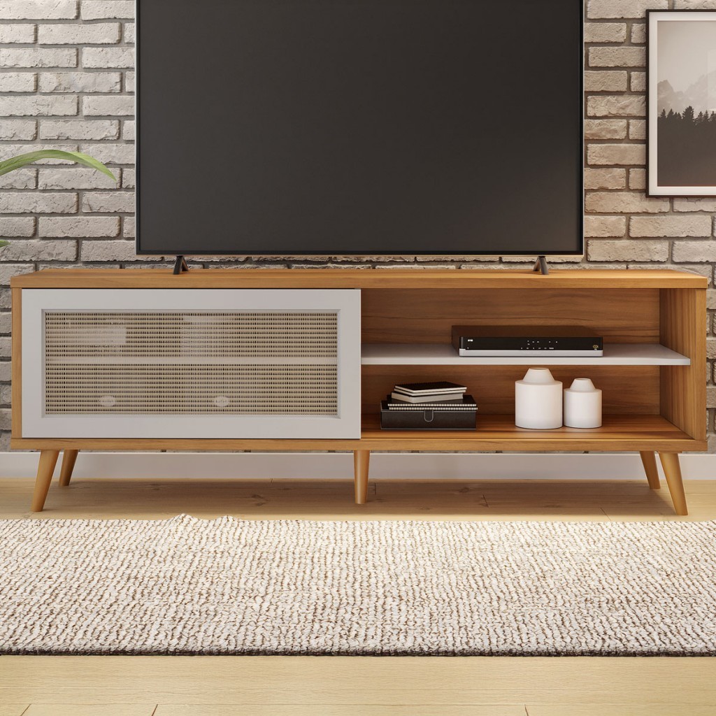 Rack para TV Até 60 Polegadas Argos 1 Porta - Pnr Móveis em Oferta na Shopee