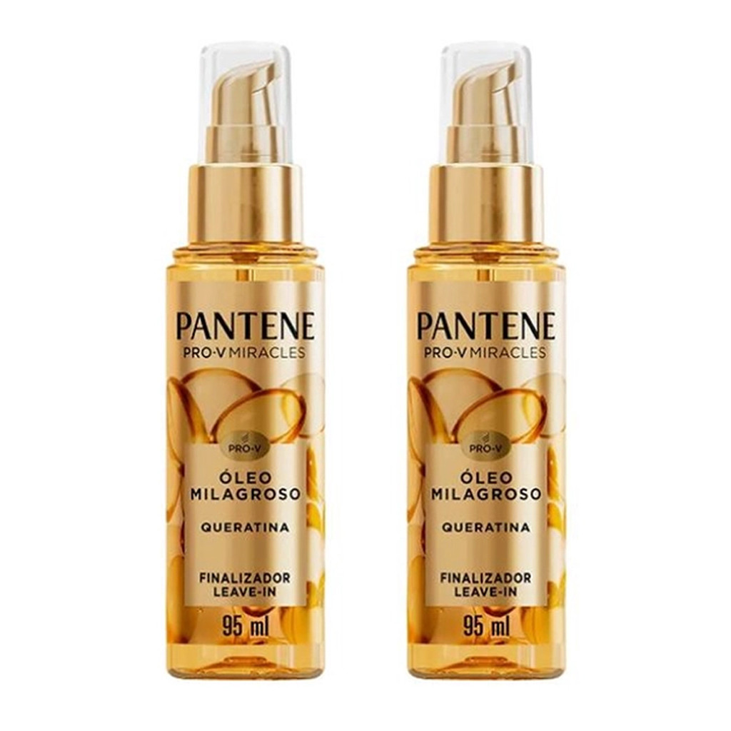 KIT C/2 ÓLEO MILAGROSO CAPILAR FINALIZADOR PANTENE 95ML em Oferta na Shopee