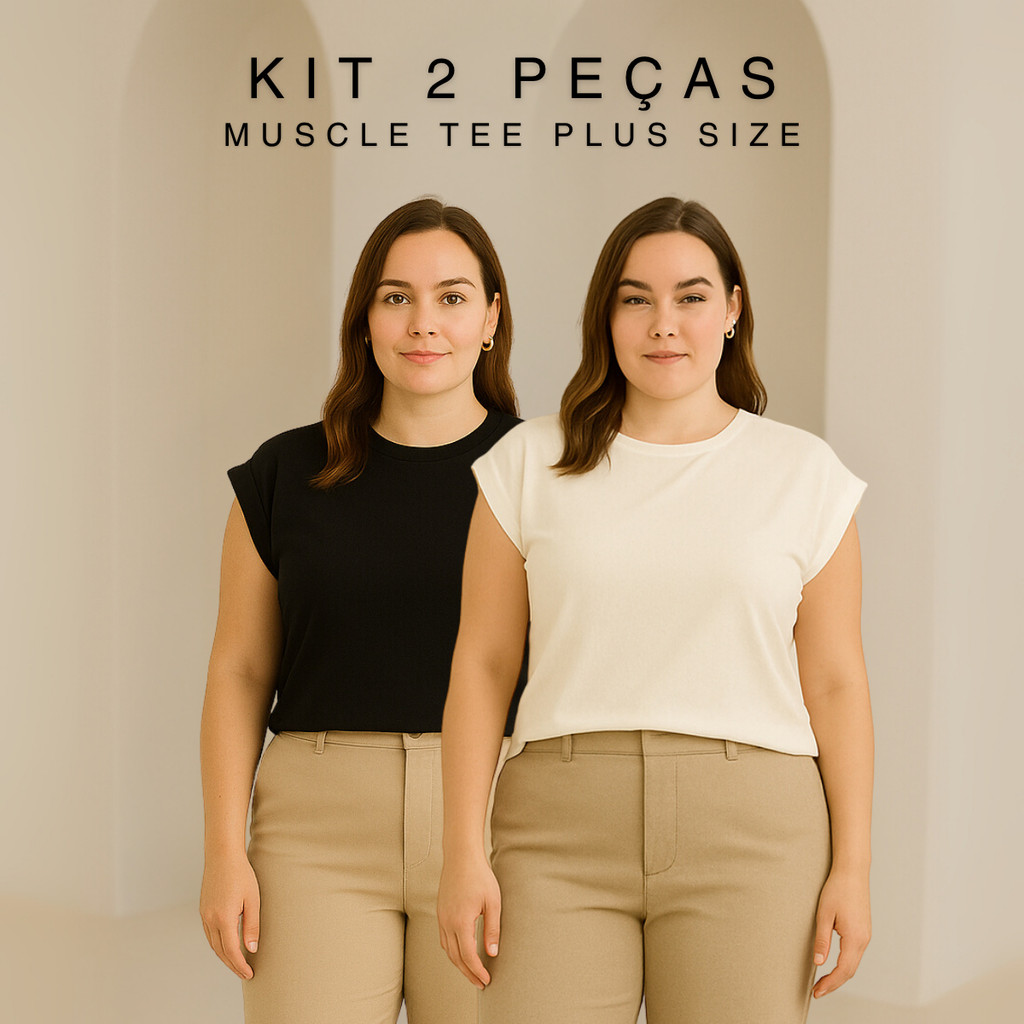 2 Camisetas Regata Plus Size Muscle Tee G1 G2 G3 Moda Verão Fitness Treino Academia em Oferta na Shopee