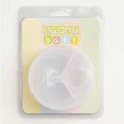 Porta Leite Em Pó Smoby Baby Branco Com Divisórias