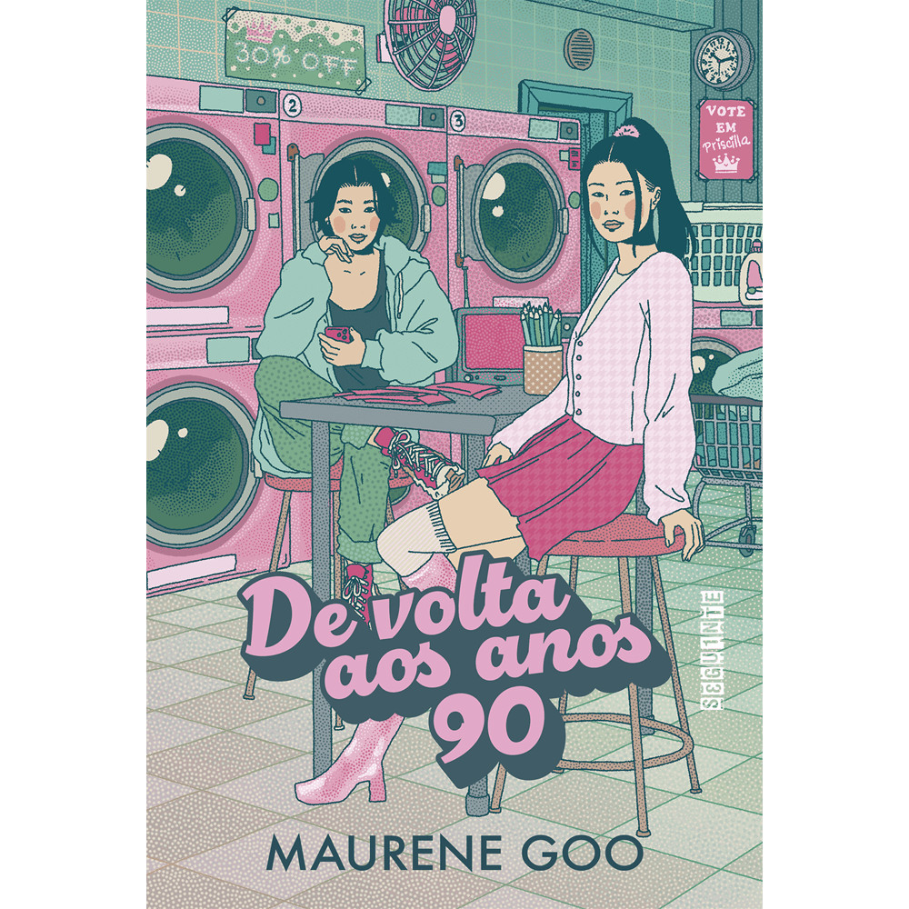 Capa do livro Livro - De volta aos anos 90 - por Maurene Goo - Editora Seguinte -