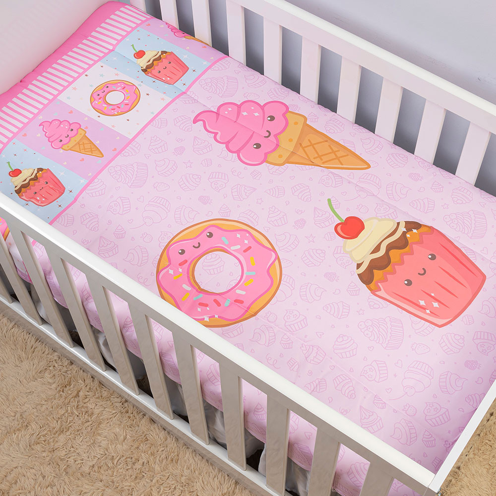 Edredom de Berço Avulso Americano Infantil Estampado Cobertor Bebês Menino Menina