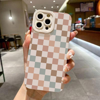 Quadrado Treliça Xadrez Padrão Caso Para Samsung S25 S24 S23 Ultra S22 S21 Plus S20 S23 FE Nota 20 Capa Macia em Oferta na Shopee