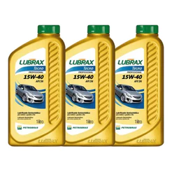 Óleo Lubrificante (03 Litros) - 15W40 API SL Tecno Semissintético Lubrax