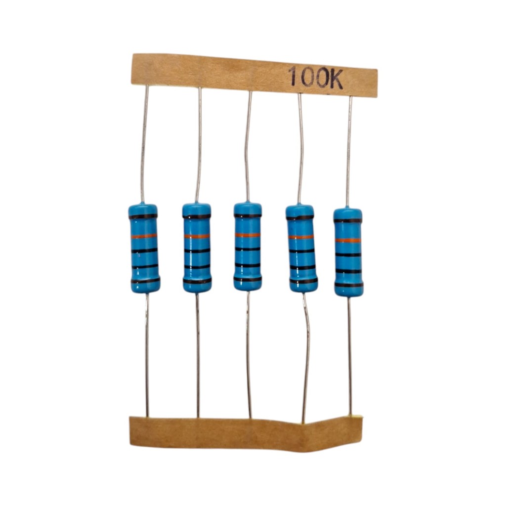 KIT 05 RESISTOR DE PRECISÃO 100K 1% 3W