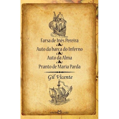 Livro Farsa De Inês Pereira Auto Da Barca Do Inferno Auto Da Alma Pranto De Maria Parda Coleção A Obra-Pr... 7119909
