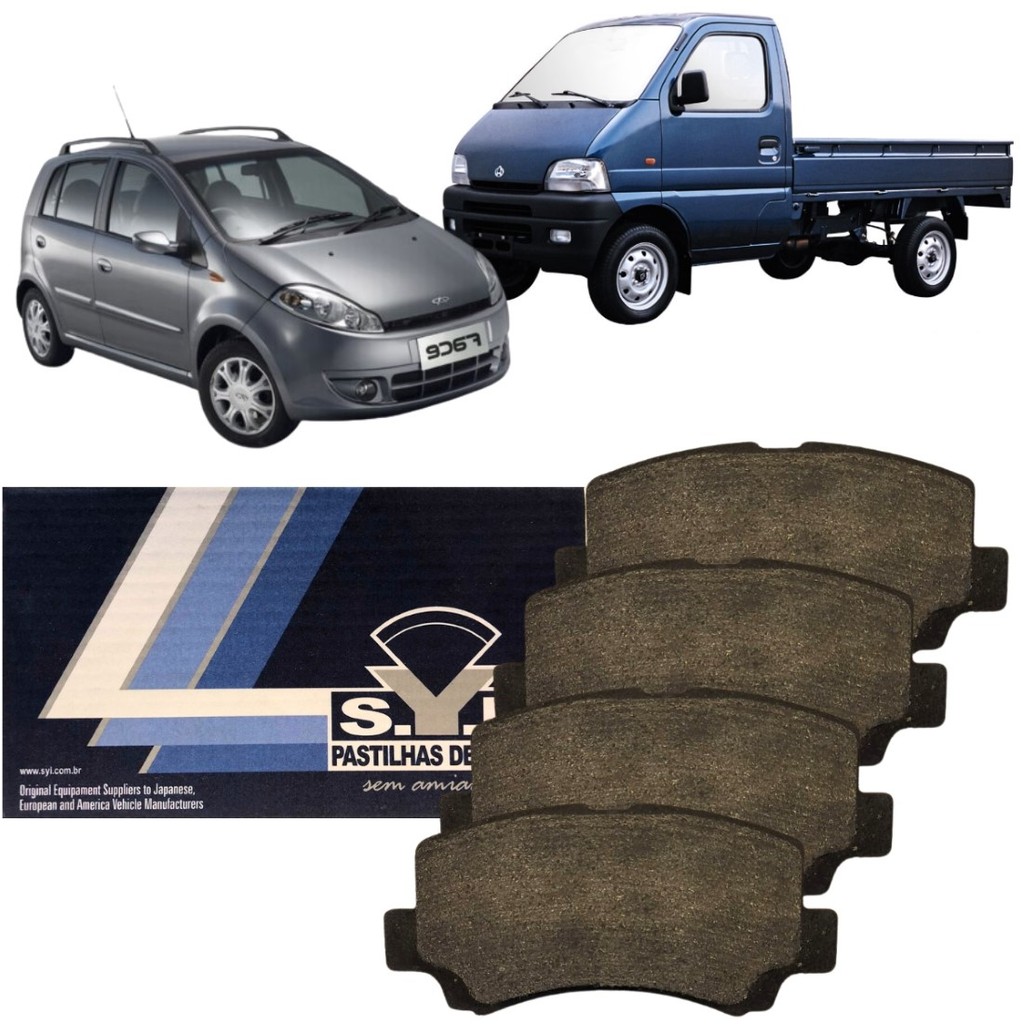 Pastilha De Freio Dianteiro S.y.l Changan Chana E Chery Face