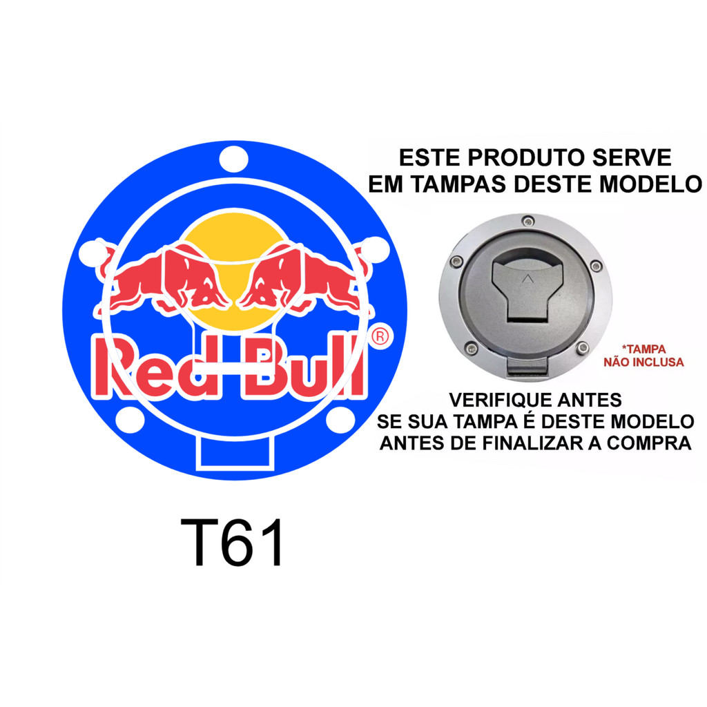 Adesivo Tampa Do Tanque Para Moto Red Bull Protetor Da CG Titan Fan Start 125 160 300 600 1000cc