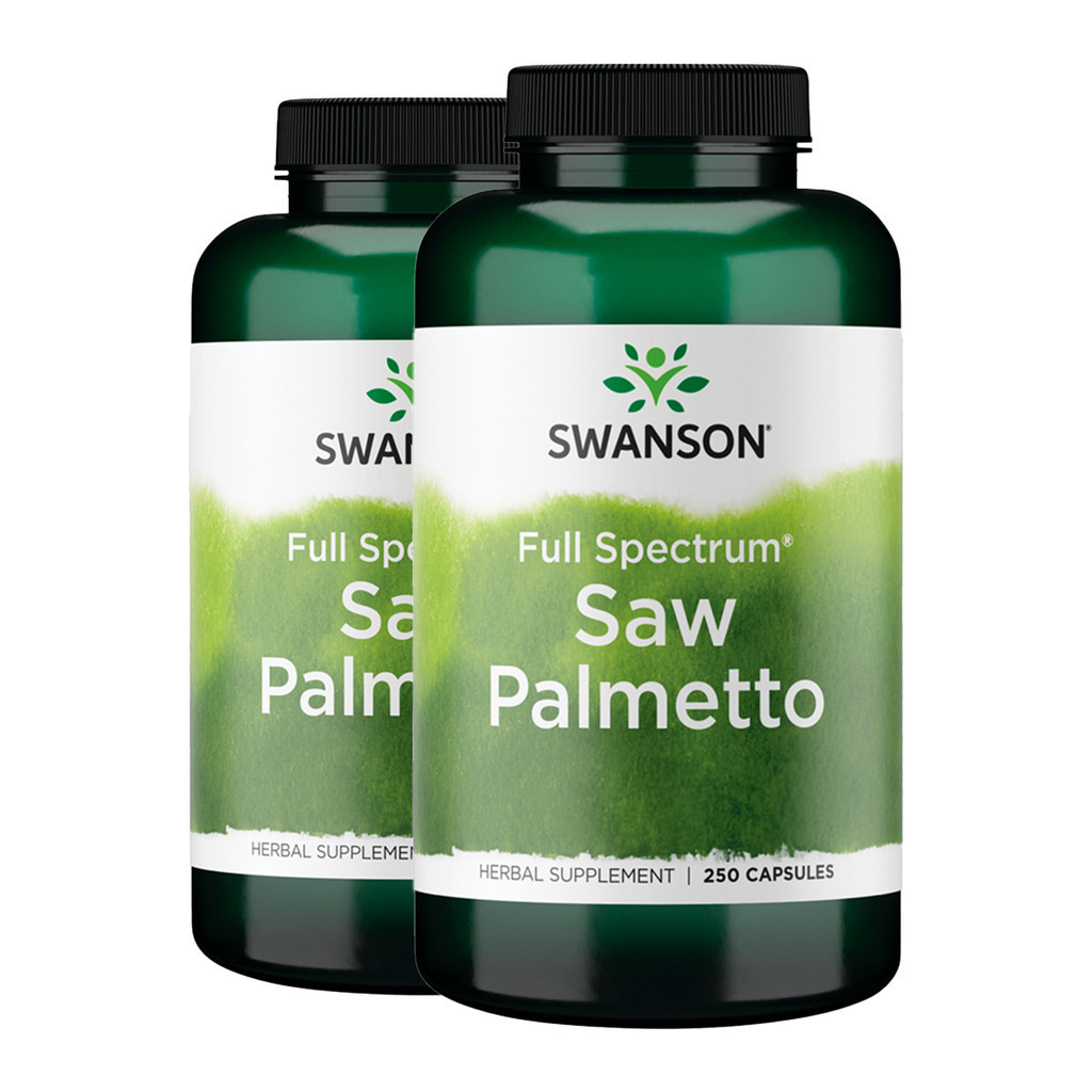 SWANSON KIT 2x Saw Palmetto 250 Cápsulas Made in Usa
