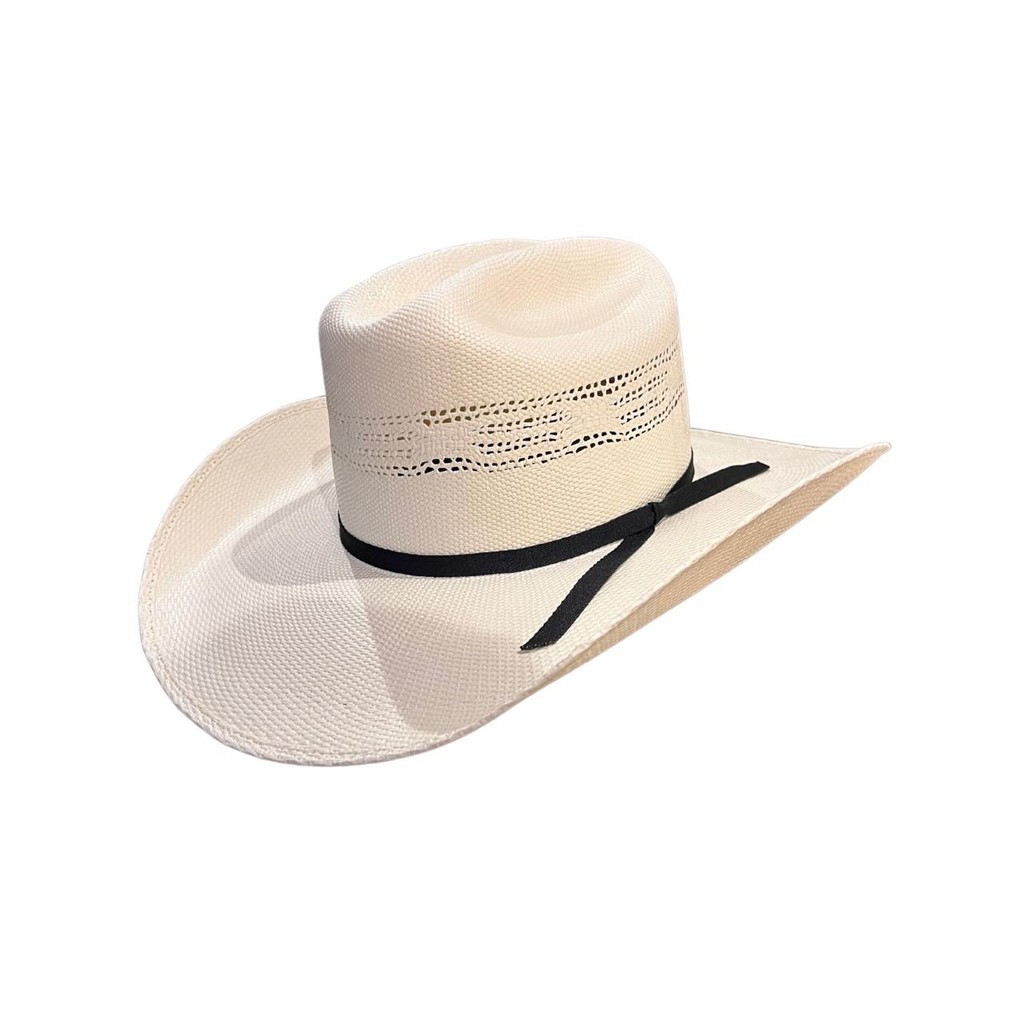 Chapéu Western Mundial Palha Bangora Marfim Ref.600 em Oferta na Shopee