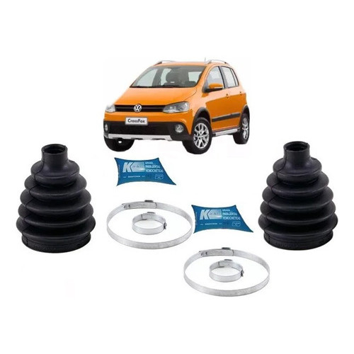 2 Coifa Homocinética Roda Crossfox Polo Fox 1.6 8v 03 A 13