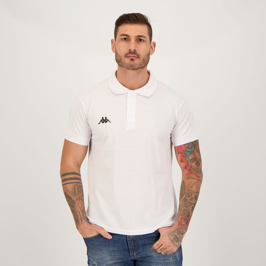 Polo Kappa Essential Sport Branca