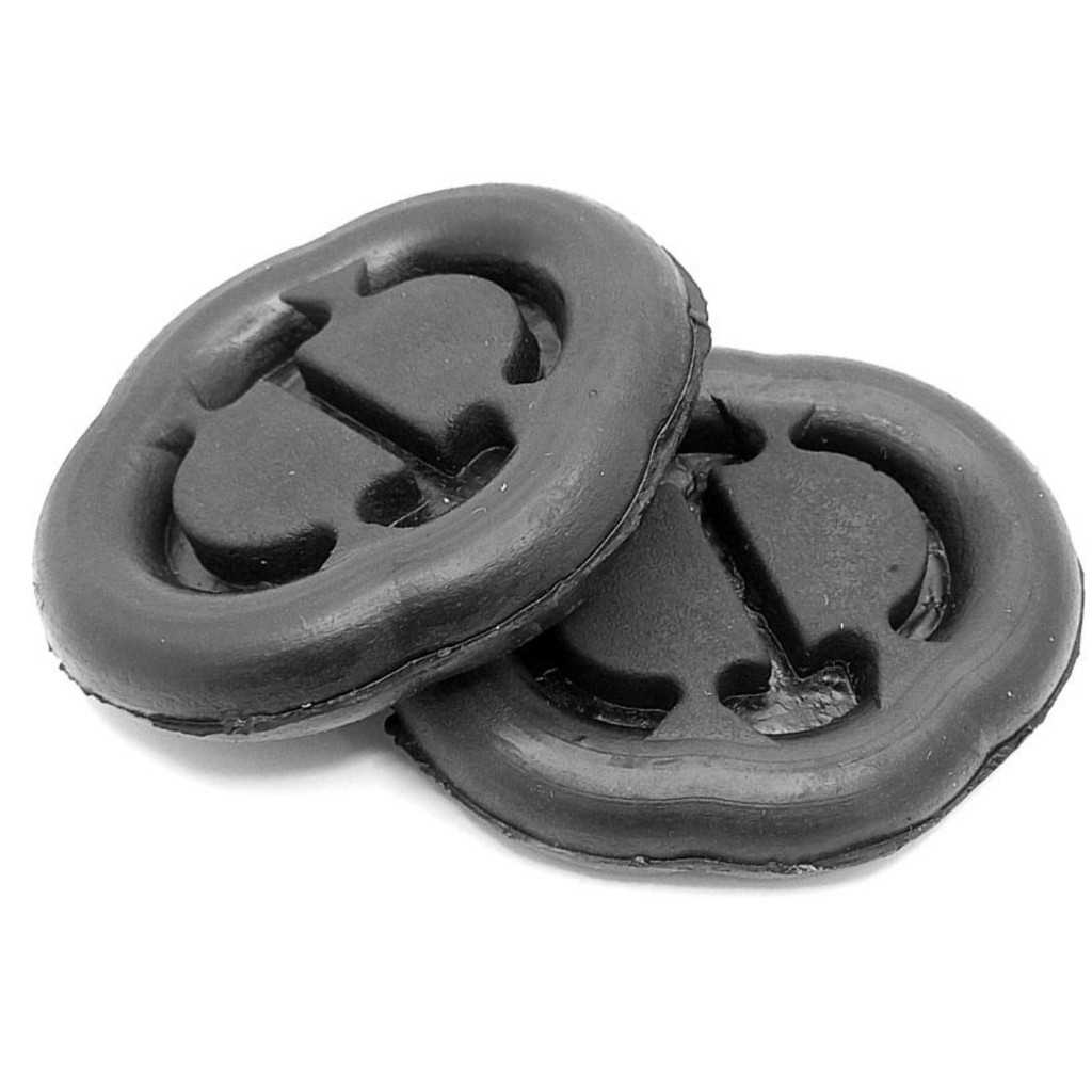 Kit com 10 peças Borracha Coxim Escapamento Caverão Vw Logus Pointer Santana