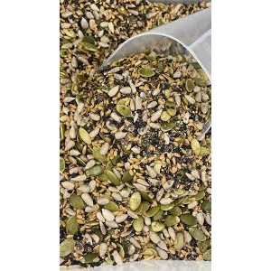 Mix de Sementes Chia Girassol Linhaça Abobora e Gergelim 500g +1 Superalimentos