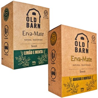 2 Erva Mate Para Tereré Old Barn Premium 500g Cada Alta Qualidade em Oferta na Shopee
