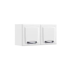 Armário Aéreo de Cozinha Branco 2 Portas Gel New Premium