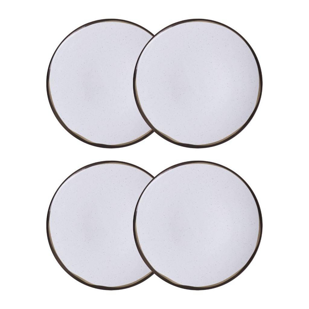 Conjunto 4 Pratos Rasos 25cm Canyon Porcelana Tramontina em Oferta na Shopee