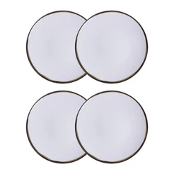 Conjunto 4 Pratos Rasos 25cm Canyon Porcelana Tramontina